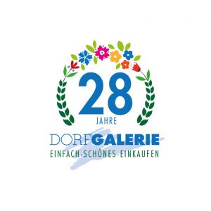 Tine Hellwig Logodesign für Dorfgalerie Jubiläum
