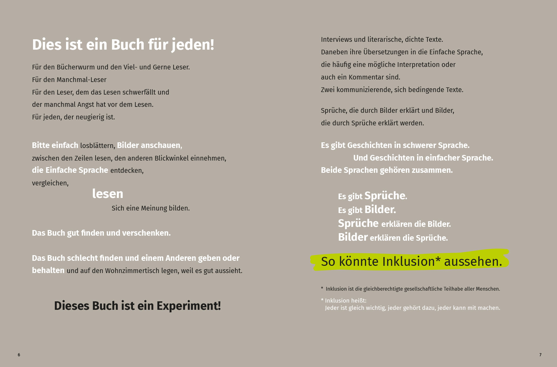 Innenseiten Buch Beschränkt-Befreit Grafikbüro Tine Hellwig 