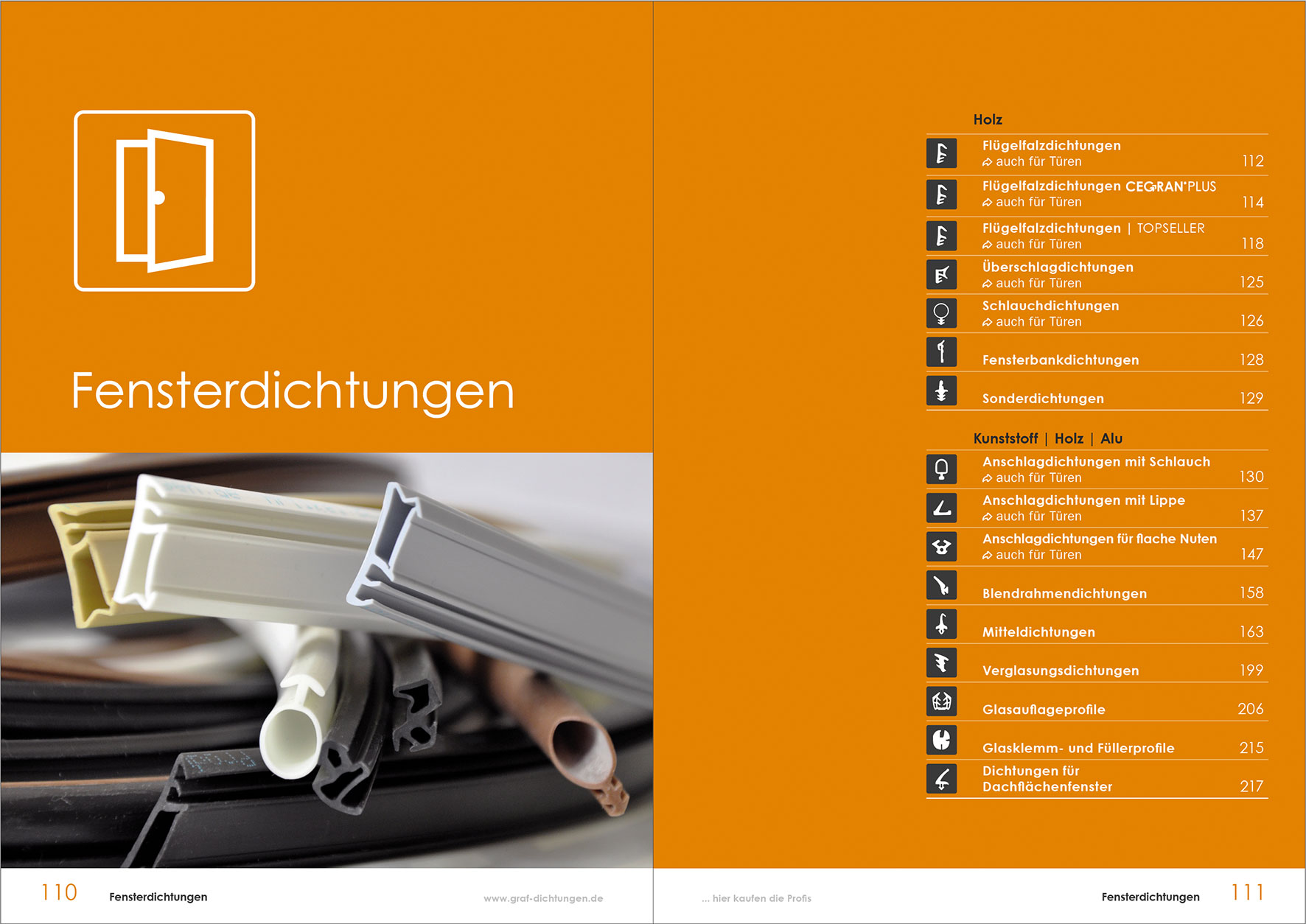 Gestaltung Katalog Kapitelanfang