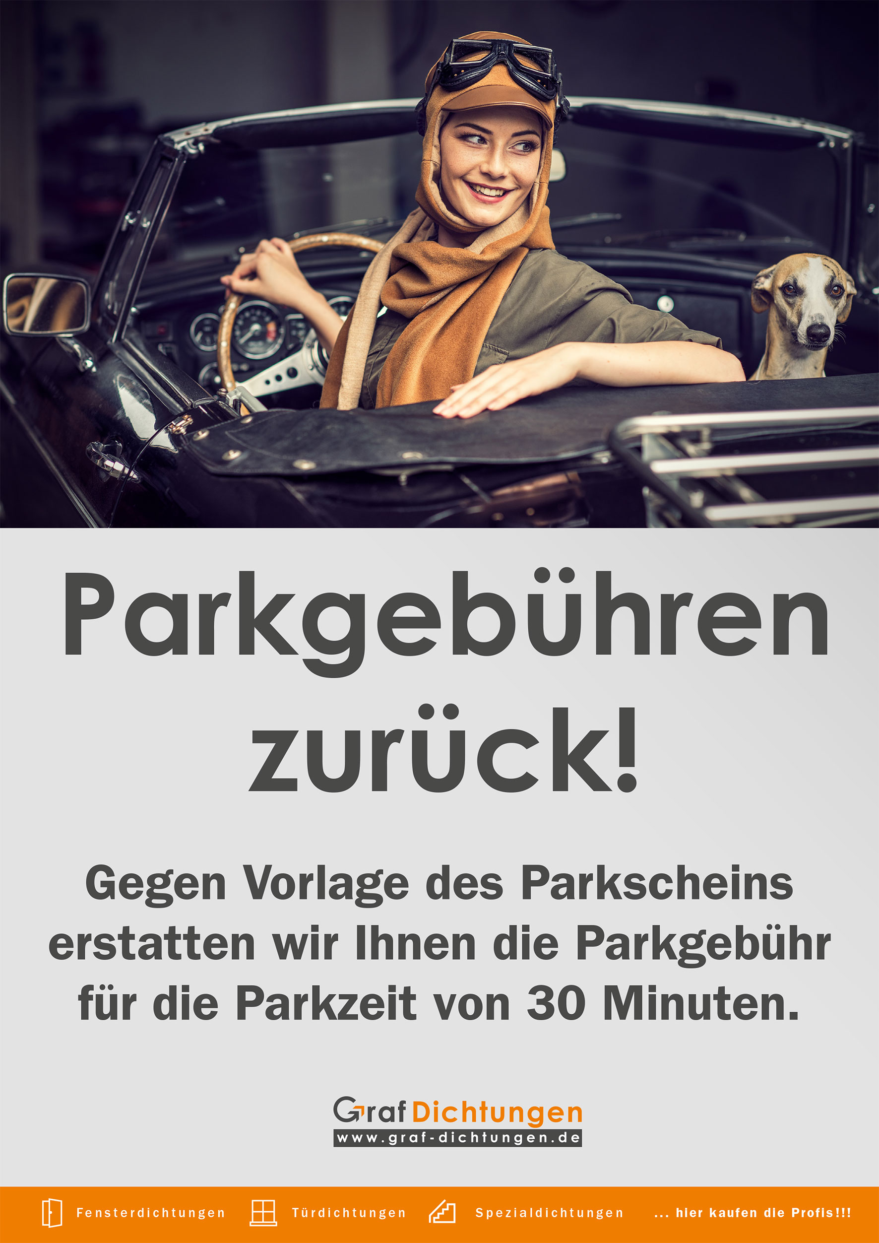Flyer Design Parkgebühren