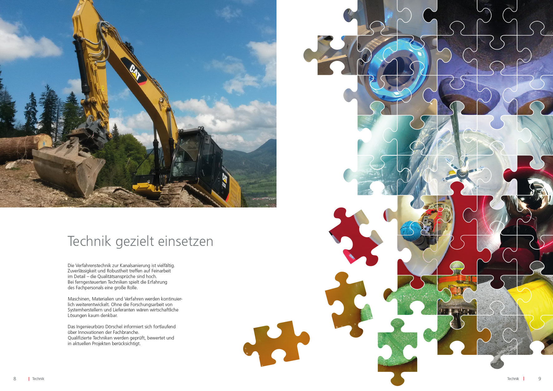 Innenseiten Imageprospekt IB Dörschel