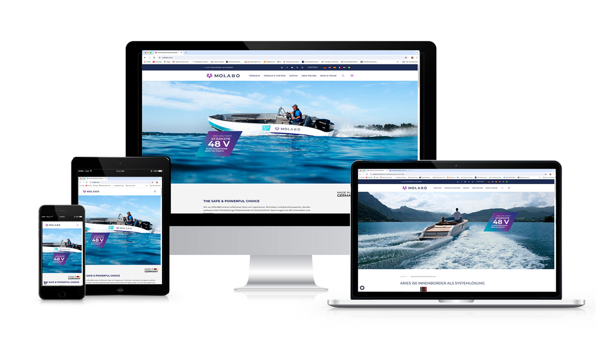 Molabo.com Webseitengestaltung