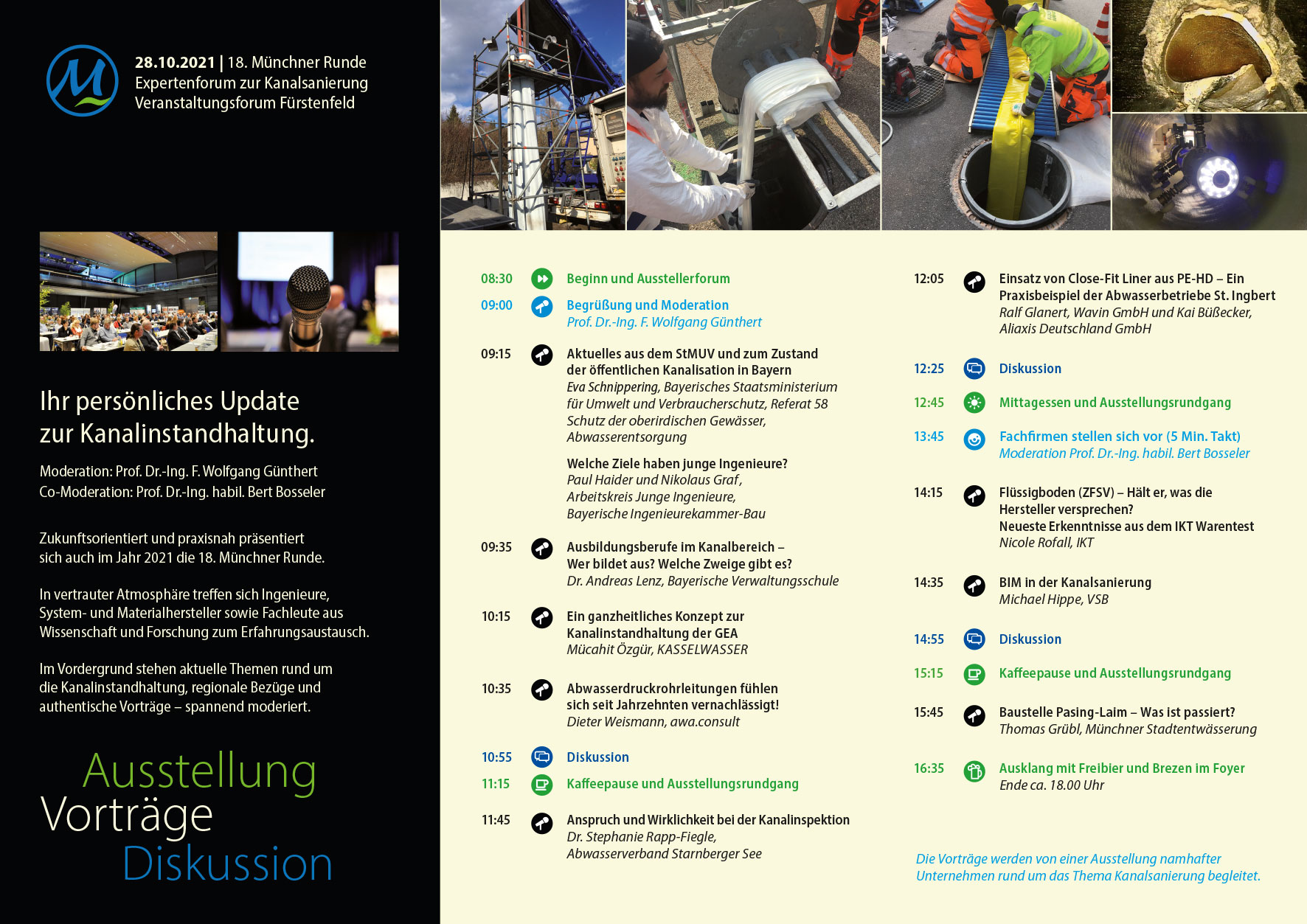 Flyer-Design Münchner Runde 2021