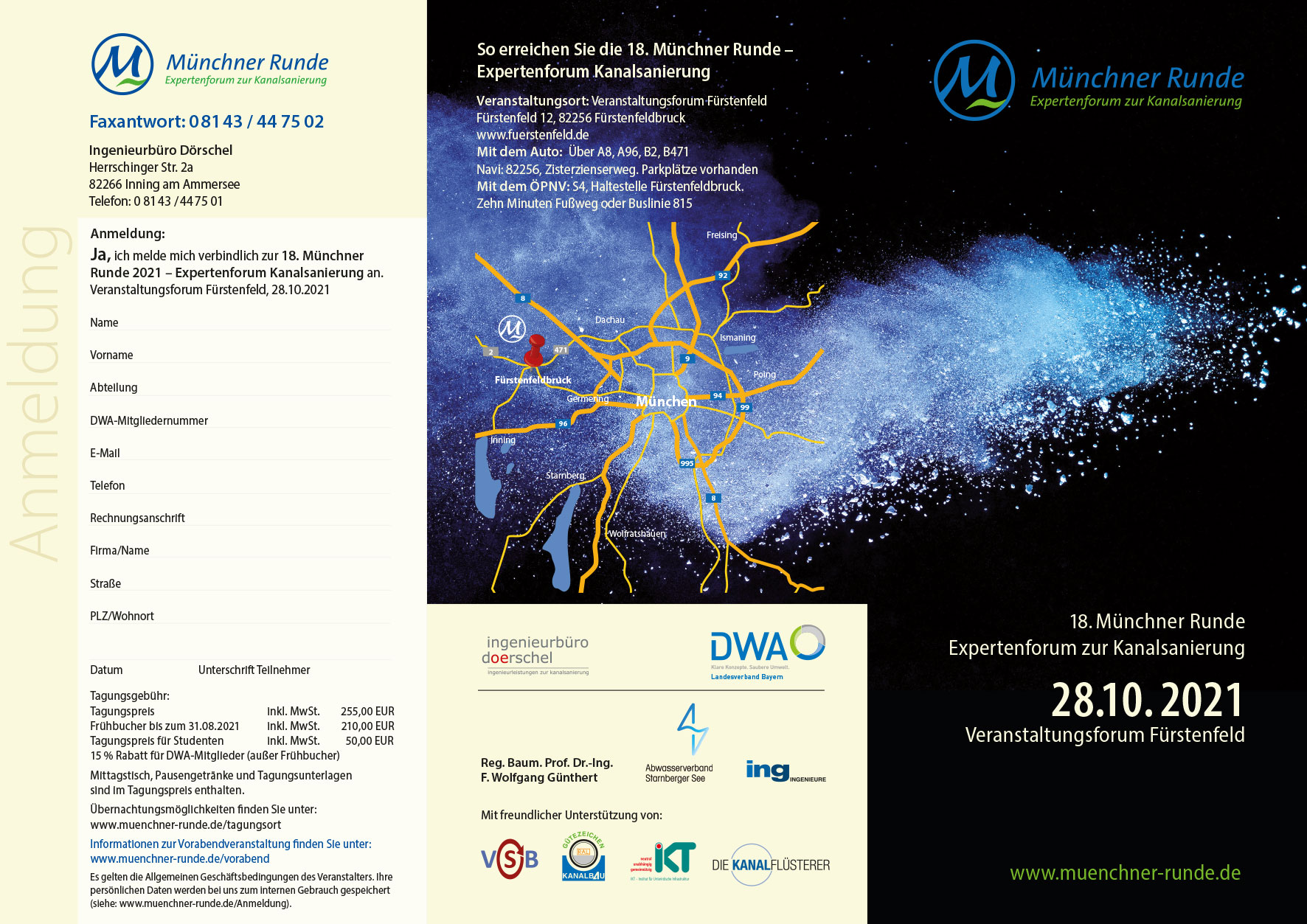 Flyer-Design Münchner Runde 2021