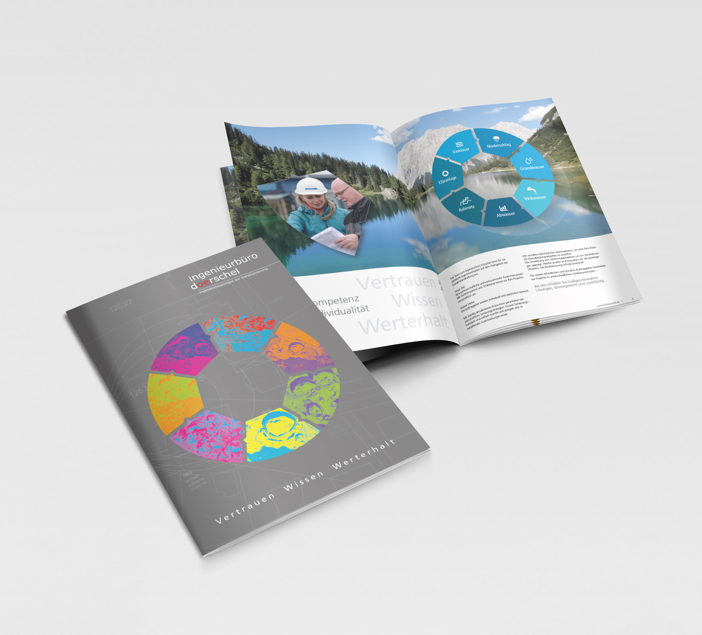 Imagebroschüre Gestaltung IB-Dörschel