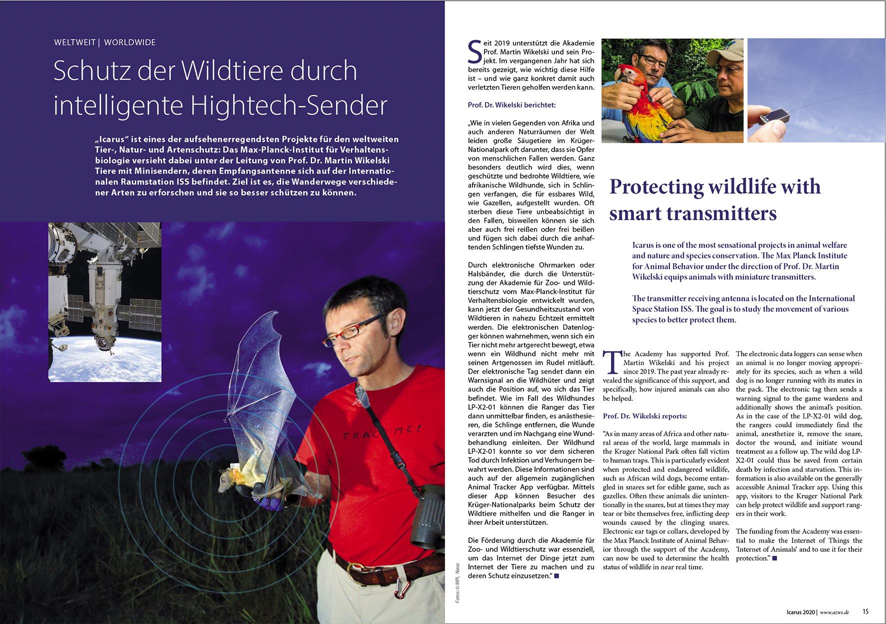 Prospektdesign Jahresbericht AZWS Grafikbüro Tine Hellwig