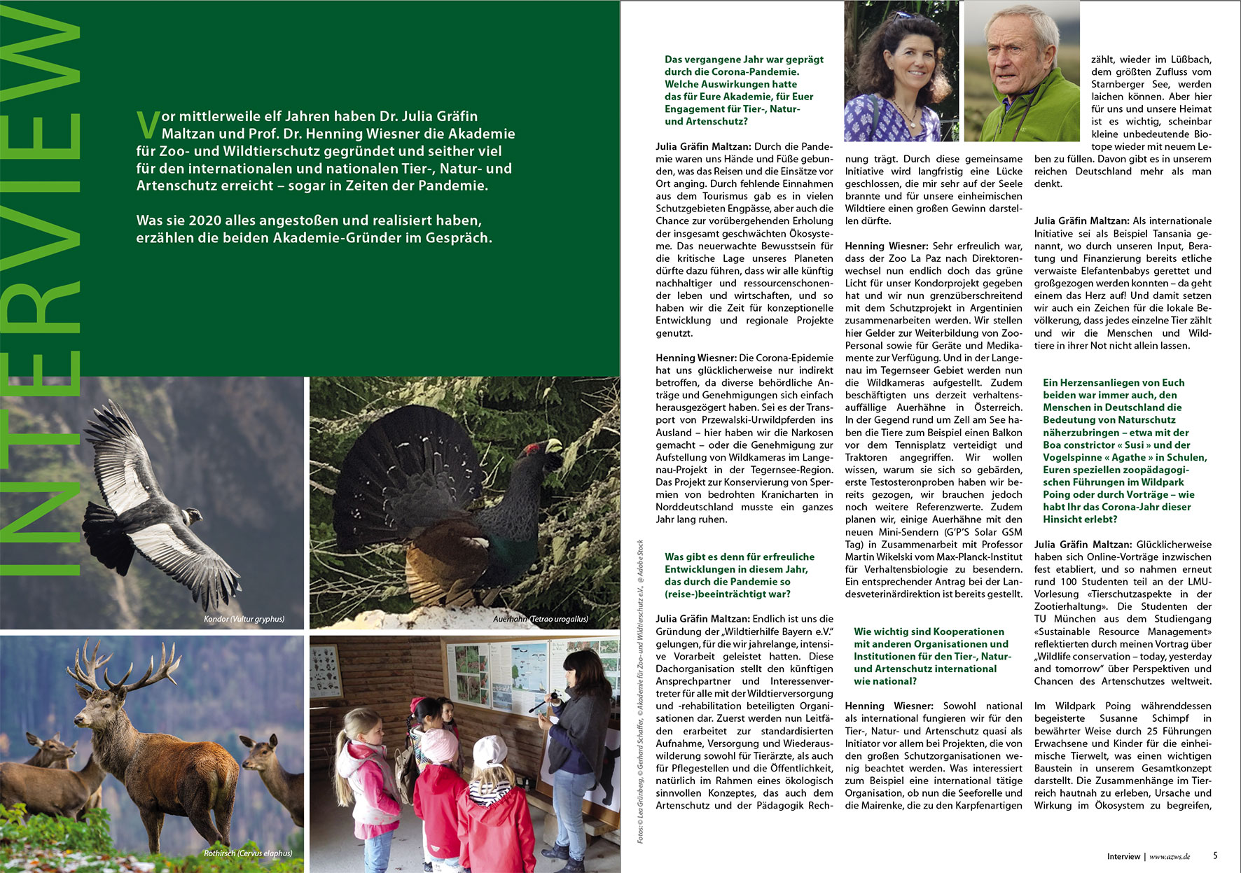 Prospektdesign Jahresbericht AZWS Grafikbüro Tine Hellwig