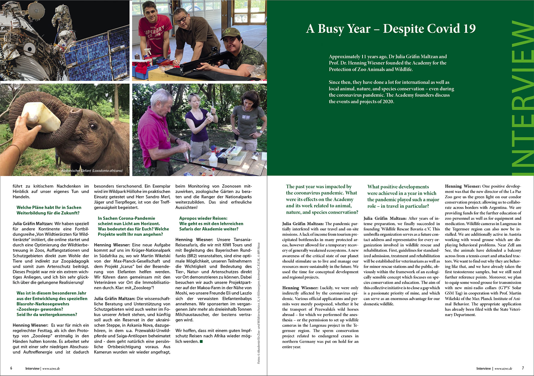 Prospektdesign Jahresbericht AZWS Grafikbüro Tine Hellwig