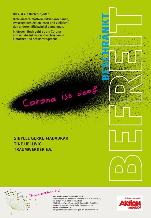 Plakatgestaltung Buch Beschränkt-Befreit