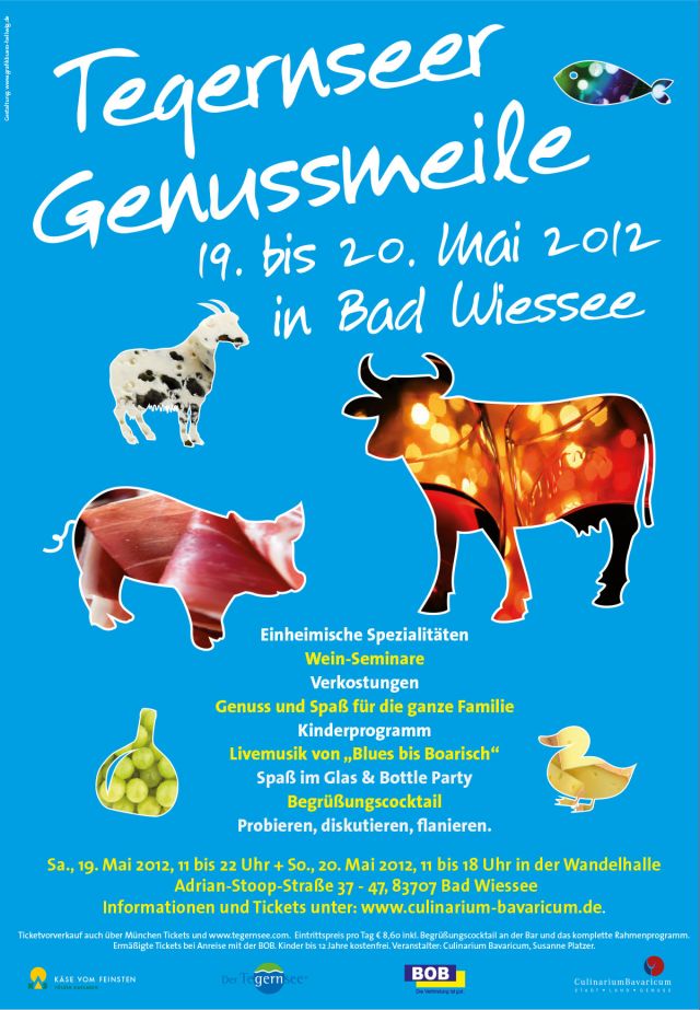 Plakatgestaltung Tegernseher Genussmeile