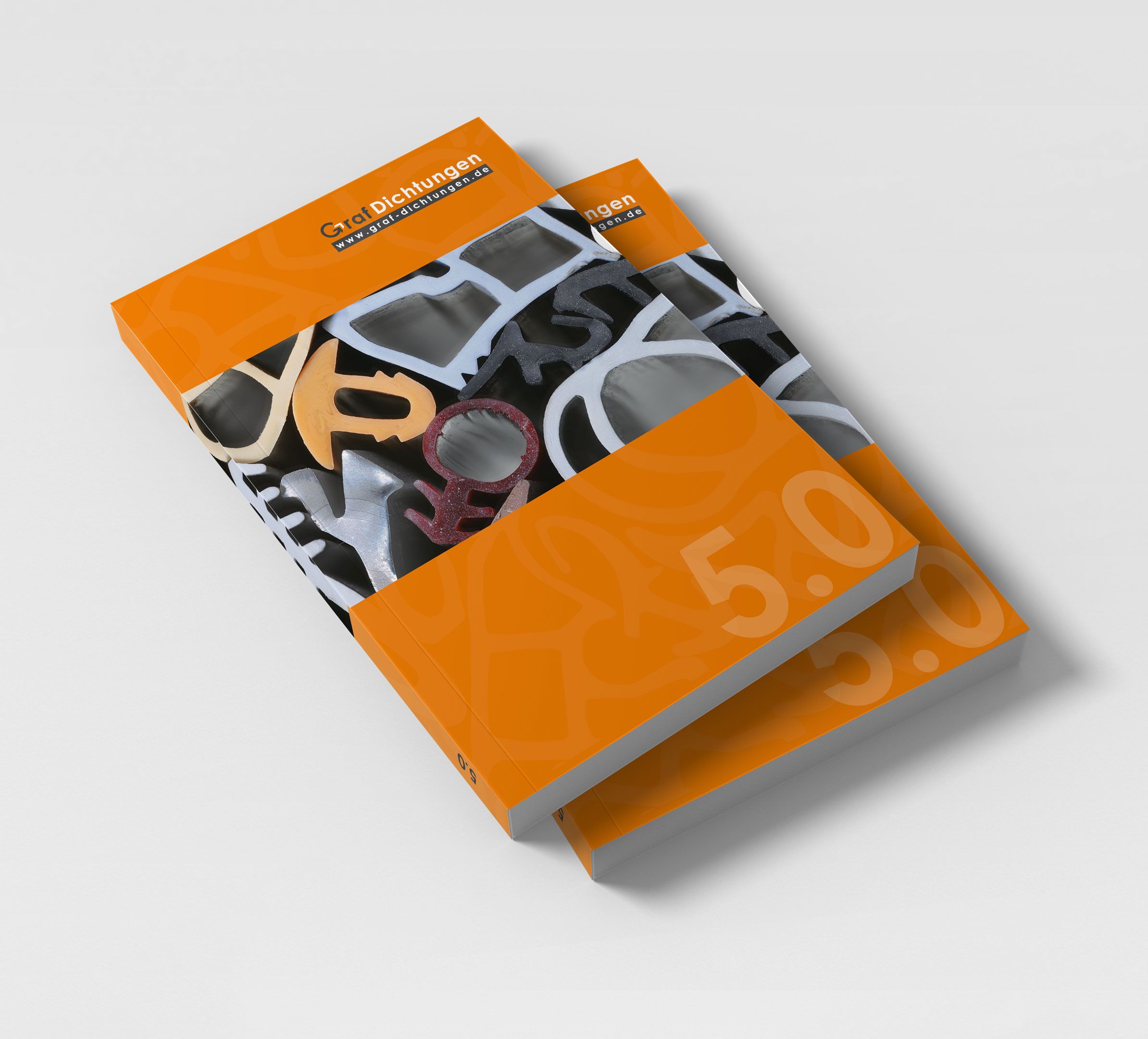 Coverdesign und Kataloggestaltung Graf Dichtungen 5.0