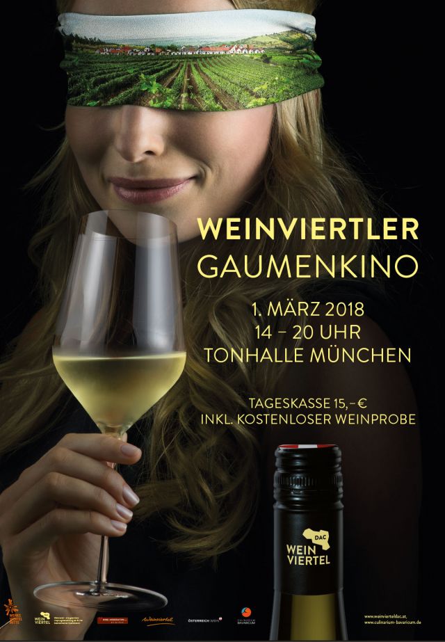 Plakatgestaltung Weinviertel  DAC Gaumenkino